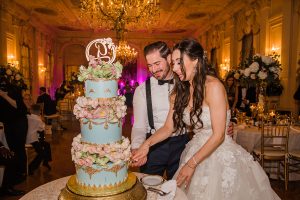 The Bride Had Fairytale Wedding Cake For Her Gilded Mansion Wedding